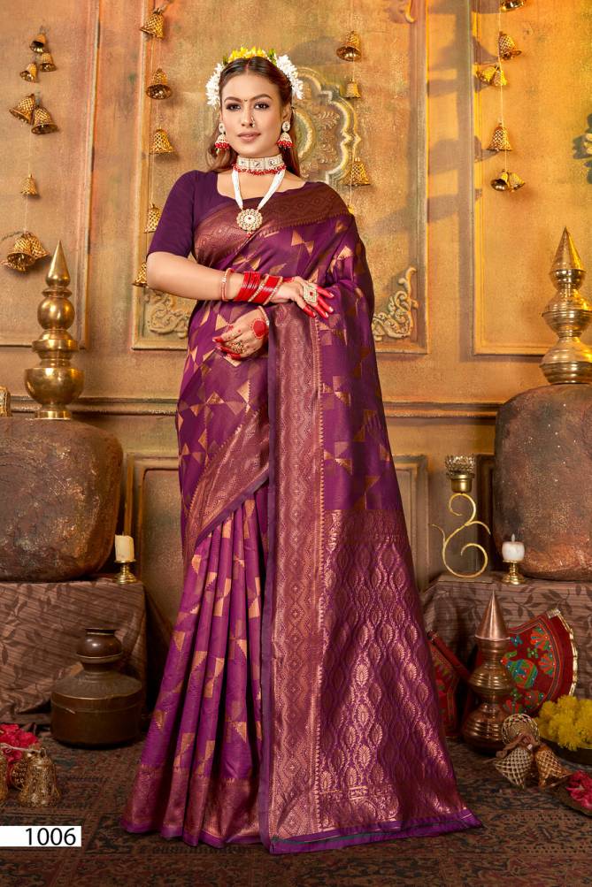 Shammiana Vol 1 By Saroj 1001 To 1006 Soft Silk Designer Saree Wholesale Price in Surat
